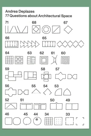 Beperkt Aanbod Andrea Deplazes: 77 Questions about Architectural Space
