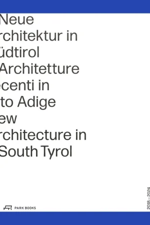Voordeelprijs New Architecture in South Tyrol 2018-2024