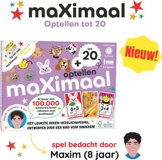MaXimaal – Optellen (tot 20) Op = Op