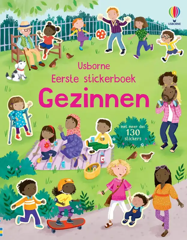 Korting Usborne: Gezinnen (stickerboek met 130 stickers)