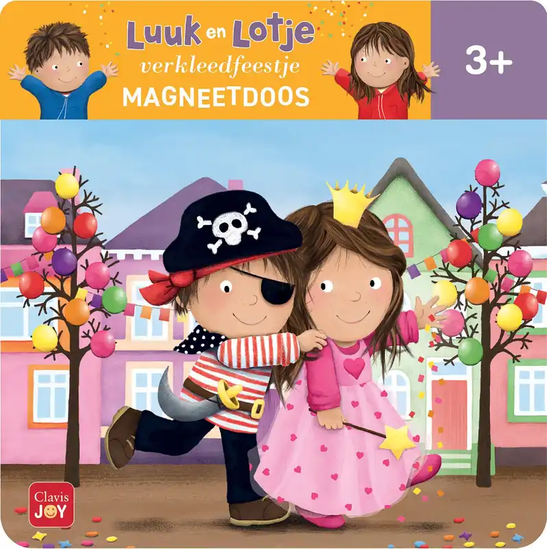 Magneetdoos – Luuk en Lotje verkleedfeestje Gratis Retour