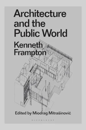 Beste Prijs Kenneth Frampton: Architecture and the Public World
