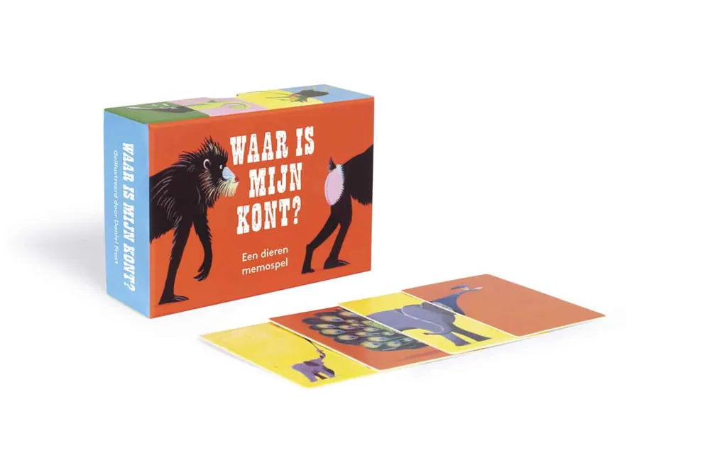 Waar is mijn kont? (dierenmemospel) Actieprijs