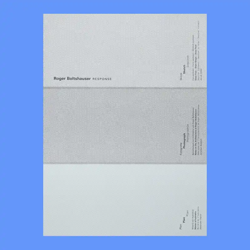 Beperkt Aanbod Boltshauser Architekten: Response