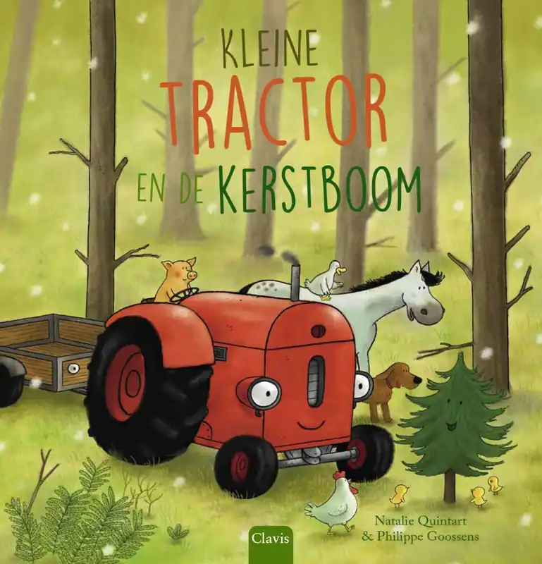 Gratis Verzending Kleine Tractor en de kerstboom