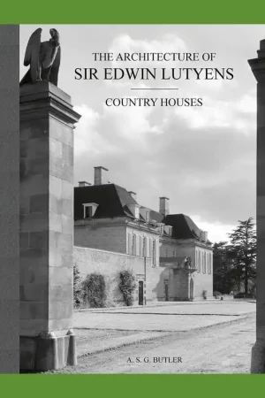 The Architecture of Sir Edwin Lutyens: Country Houses (Vol. 1 ) Exclusieve Aanbieding