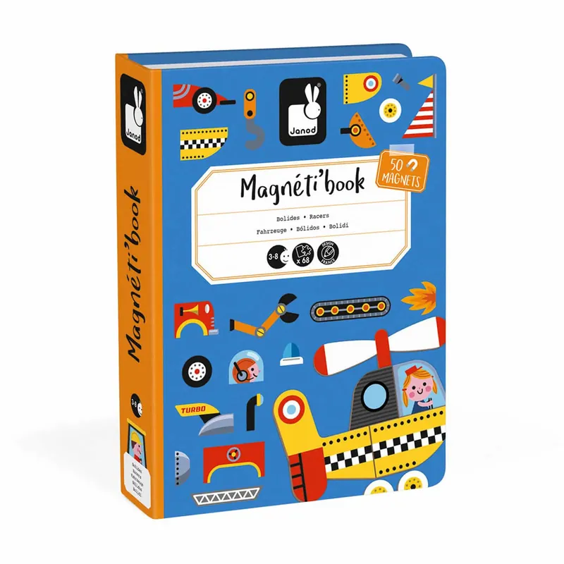 Janod Magnetibook – Voertuigen Nieuw