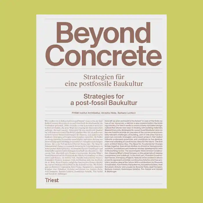 Beyond Concrete: Strategies For A Post-Fossil Baukultur Laatste Kans
