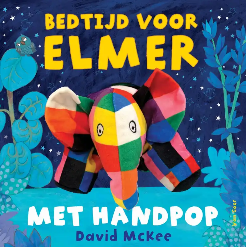Beperkt Aanbod Bedtijd voor Elmer (met handpop in kaft)