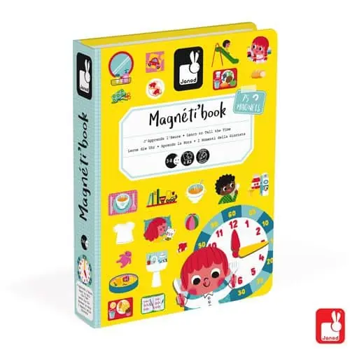 Janod Magnetibook – Klok kijken Lage Prijs