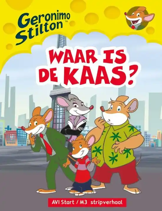 Meest Verkocht Geronimo Stilton AVI start/M3 – Waar is de kaas?