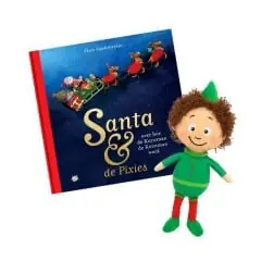 Santa en de Pixies: Over hoe de kerstman de kerstman werd – Voordeelpakket (boek + pop) Tijdelijk Beschikbaar