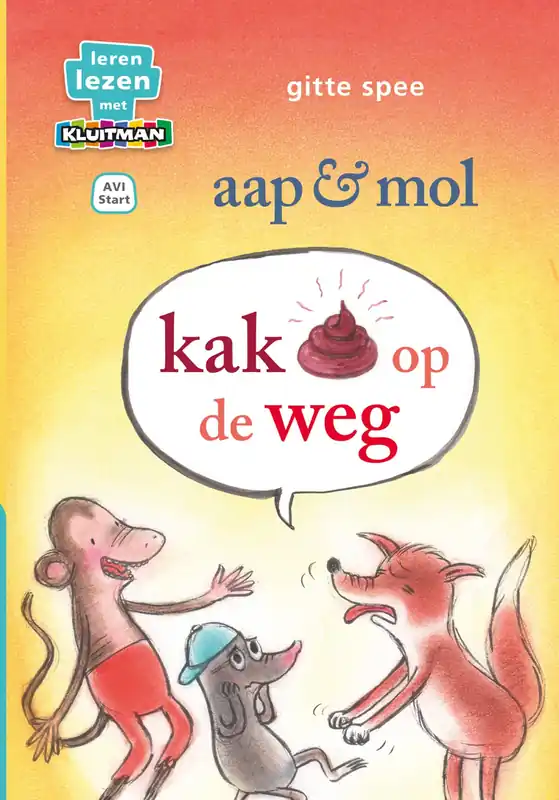 Koop Vandaag Leren lezen met Kluitman – Aap & mol – Kak op de weg (AVI start)