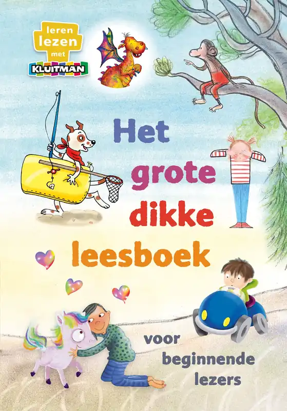 Leren lezen met Kluitman – Het grote dikke leesboek voor beginnende lezers (AVI START – AVI E3) Dagaanbieding