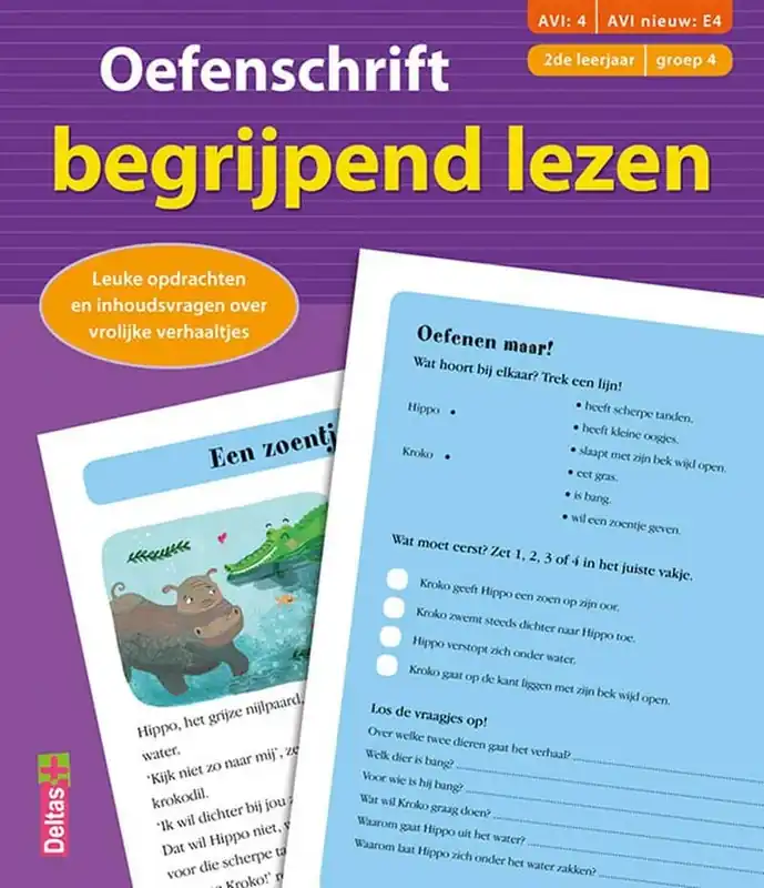 Oefenschrift begrijpend lezen (AVI E4) (2de lj.) Gratis Retour