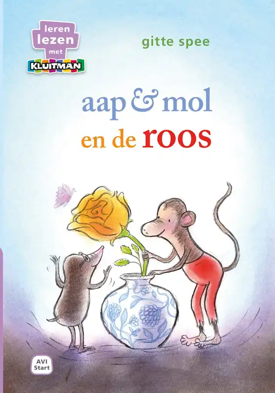 Leren lezen met Kluitman – aap & mol en de roos (AVI Start) Goedkoop
