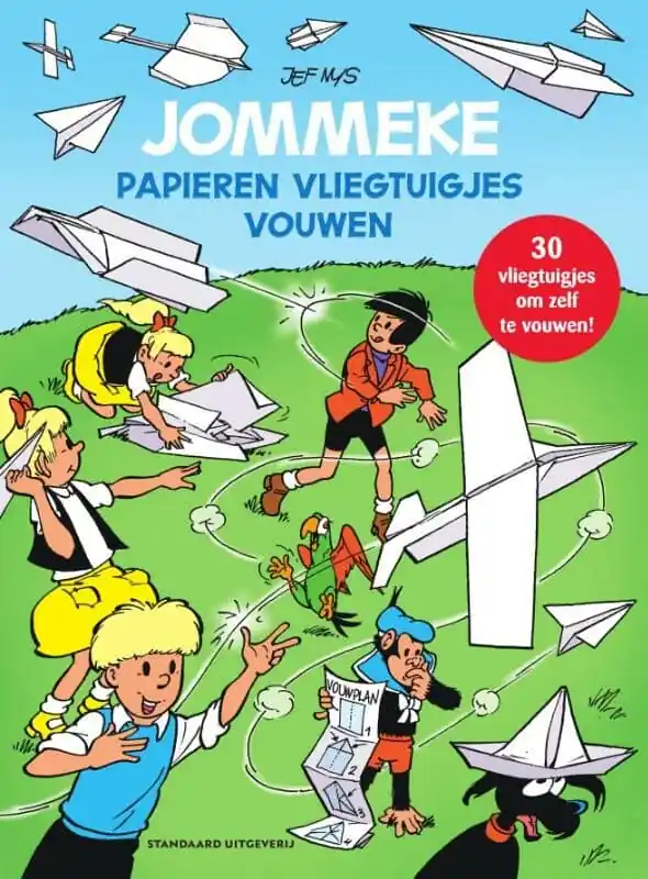 Goedkoop Papieren vliegtuigjes vouwen met Jommeke