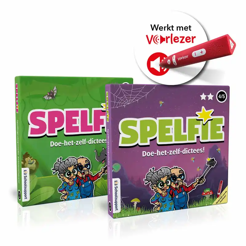 Alleen Vandaag Spelfie (set) groep 3-5 (6-9 jaar) + Voorlezer
