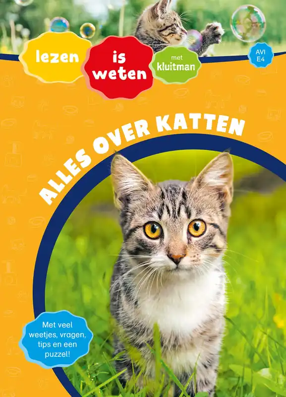 Lezen is weten met Kluitman – Alles over katten (AVI E4) Speciale Aanbieding