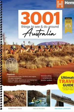 Flitsaanbieding Reisgids Australia 3001 things to see & do around A4 | Hema Maps (9781922668219)