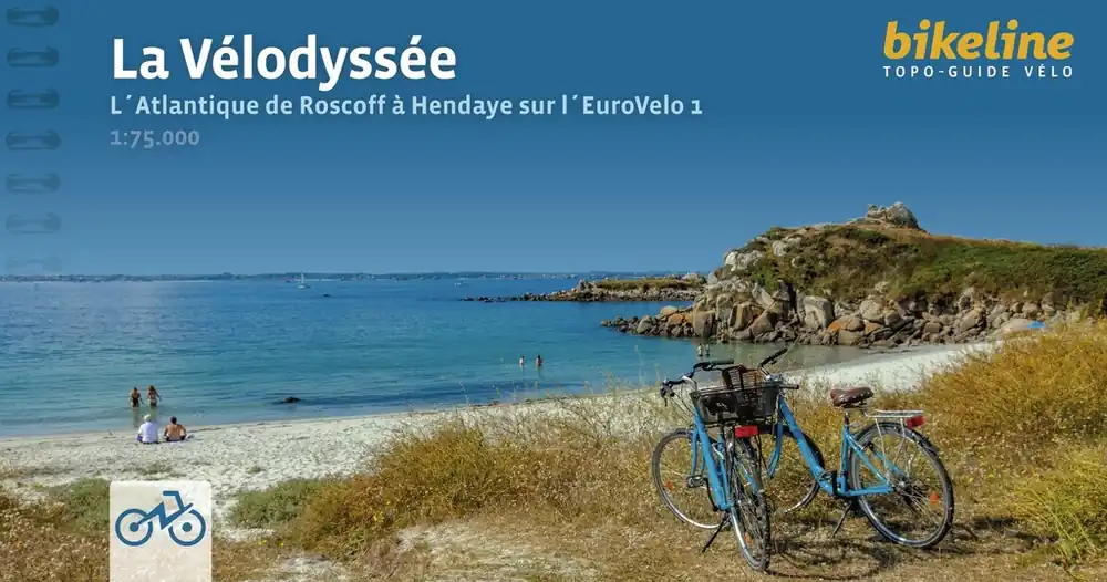 Laatste Versie Fietsgids Topo guide vélo La Vélodyssée (Franstalig) | Esterbauer (9783711101938)