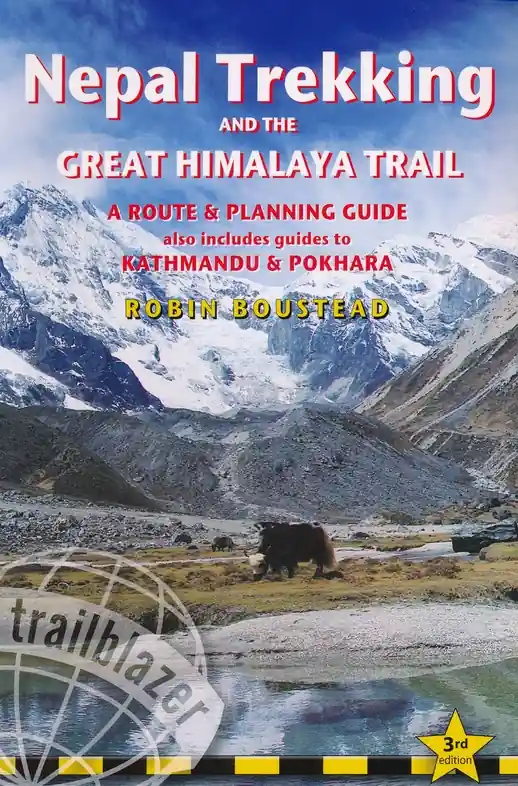 Wandelgids Nepal Trekking and the Great Himalaya Trail: A Route and Planning Guide | Trailblazer Guides (9781912716166) Snelle Levering