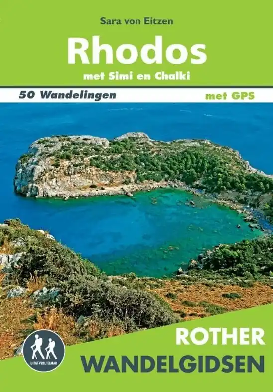 Aanbieding Wandelgids Rhodos | Uitgeverij Elmar (9789038928449)