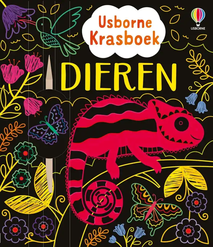 Superprijs Usborne: Krasboek dieren
