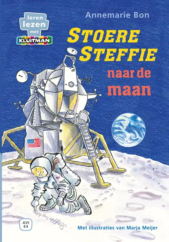 Populair Leren lezen met Kluitman – Stoere Steffie naar de maan (AVI E4)