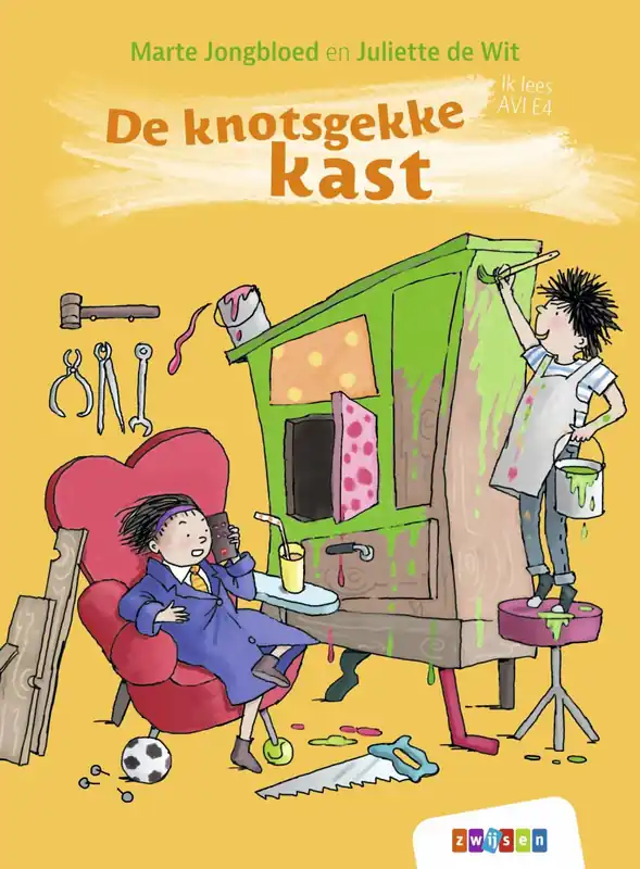 Tijdelijk Beschikbaar Ik lees AVI E4 – De knotsgekke kast