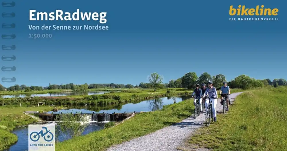 Koop Vandaag Fietsgids Bikeline Ems Radweg | Esterbauer (9783711102942)