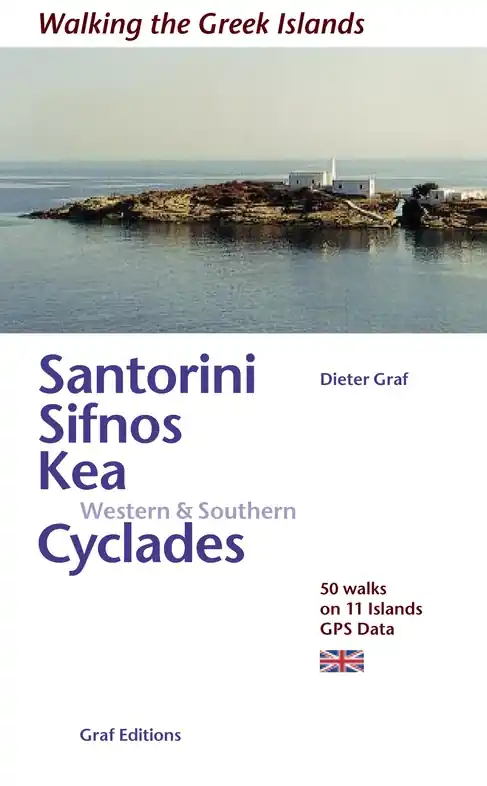 Alleen Vandaag Wandelgids Santorini, Sifnos, Kea - Western and Southern Cyclades | Graf editions (9783981404791)