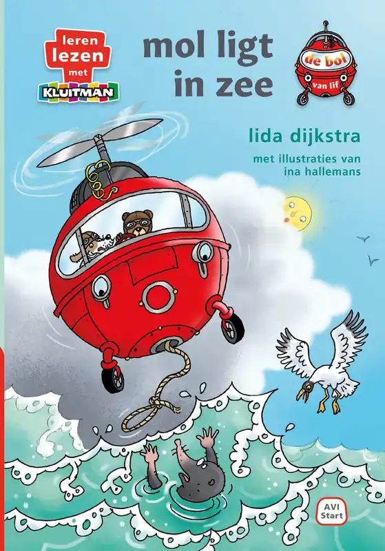 Tijdelijk Beschikbaar Leren lezen met Kluitman – Mol ligt in zee (AVI Start)