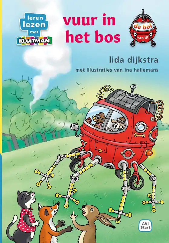 Leren Lezen met Kluitman – Vuur in het bos (AVI Start) Gratis Verzending