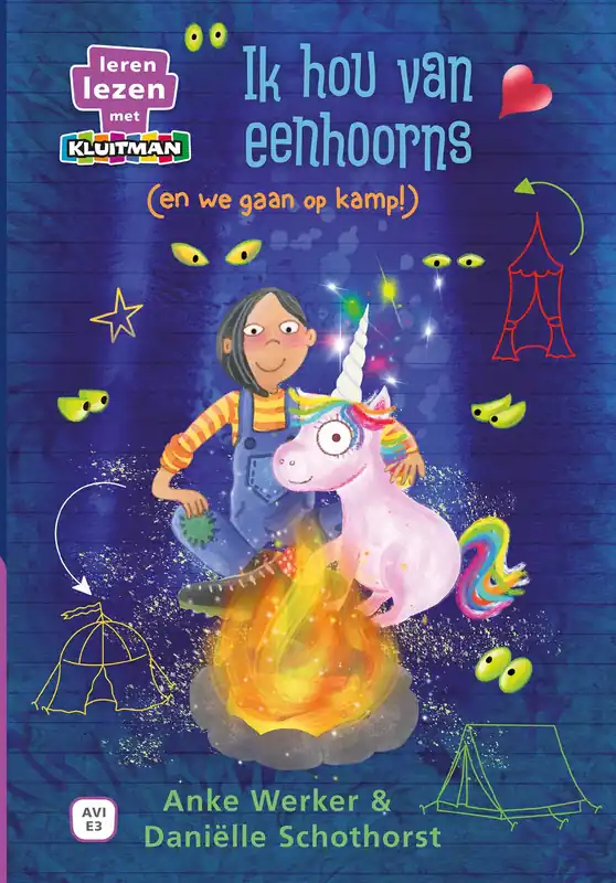 Snelle Levering Leren lezen met Kluitman – Ik hou van eenhoorns (en we gaan op kamp) (AVI E3)