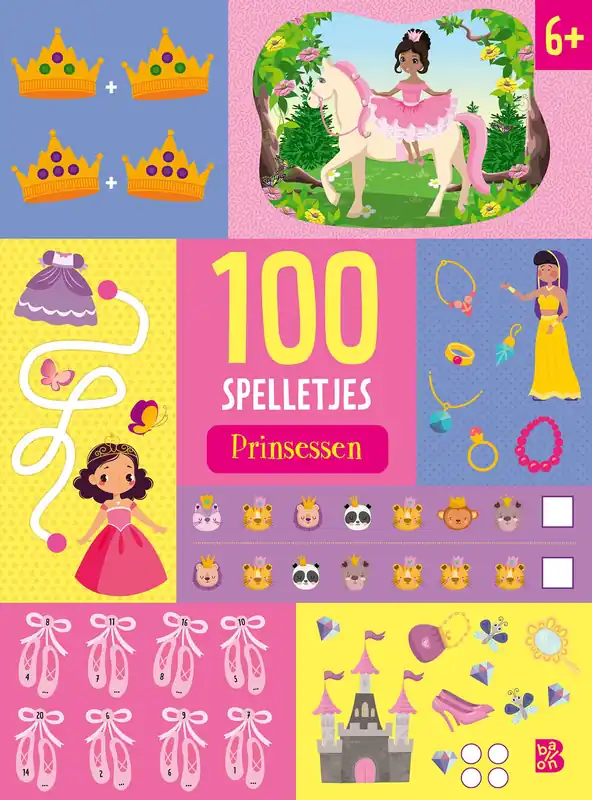 Bestel Nu 100 spelletjes: Prinsessen 6+