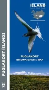 Gecertificeerd Vogelgids Birdwatcher's Map of Iceland / Vogelkaart van IJsland | Mal og Menning (9789979330424)