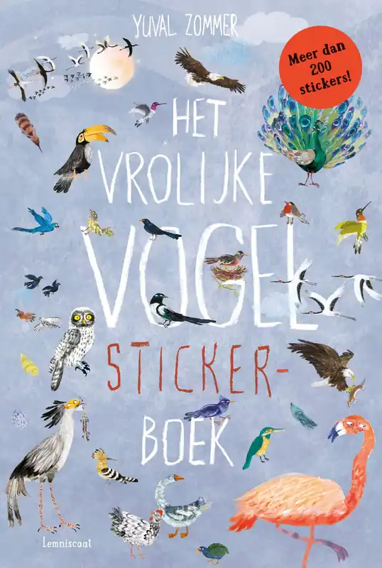 Het vrolijke vogel stickerboek (meer dan 200 stickers!) Rechtstreeks Van De Fabrikant