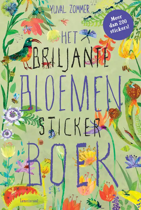 Het briljante bloemen stickerboek (meer dan 200 stickers!) Meest Verkocht