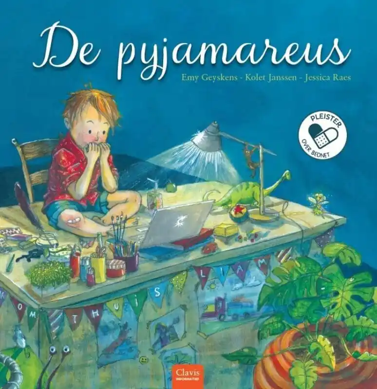 De pyjamareus – Pleister: over bednet Beperkt Aanbod