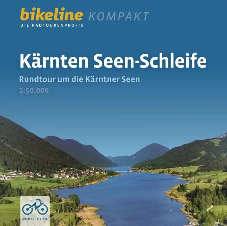 Weekendaanbieding Fietsgids Bikeline Radtourenbuch kompakt Kärnten Seen-Schleife | Esterbauer (9783711101648)