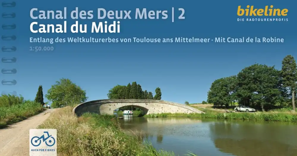 Direct Verzonden Fietsgids Bikeline Canal du Midi Etlang des Weltkulturerbes von Toulouse ans Mittelmeer | Esterbauer (9783711103116)