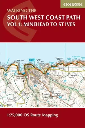 Wandelgids South West Coast Path Map Booklet | Cicerone (9781786312181) Voordeelprijs