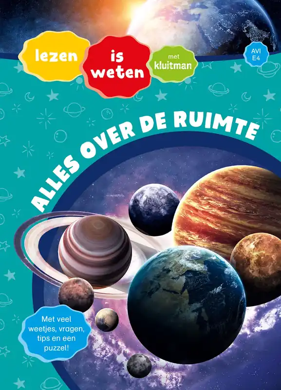 Uitverkoop Lezen is weten met Kluitman – Alles over de ruimte (AVI E4)