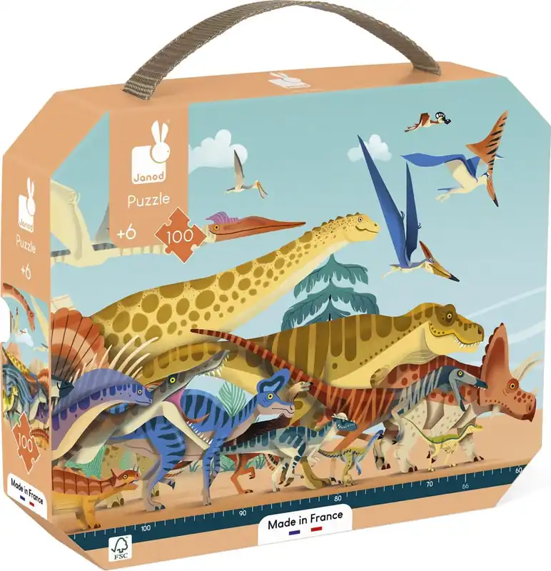 Premium Janod – Puzzel: Dino's (100 st.)