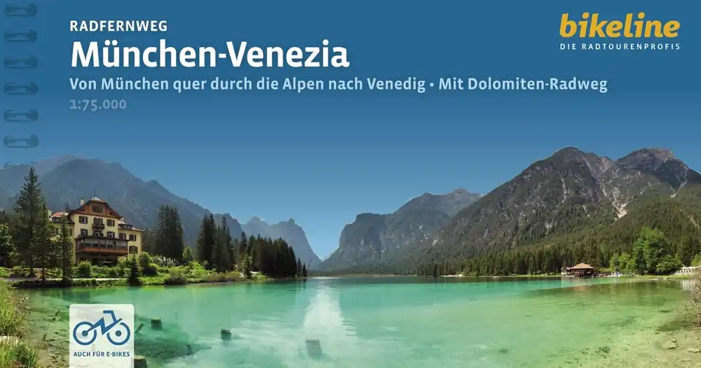 Fietsgids Bikeline Radfernweg München - Venezia | Esterbauer (9783711102362) Voordeelprijs