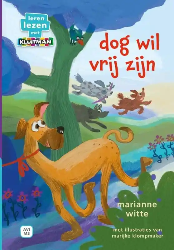 Leren lezen met Kluitman – Dog wil vrij zijn (AVI M3) Direct Verzonden