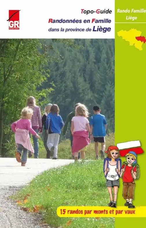 Wandelgids Liège prov. rand. en famille 15 GR circuits découvertes | Les Sentiers de Grande Randonnée (9782931078235) Op = Op