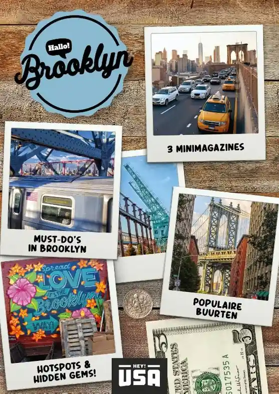 Rechtstreeks Van De Fabrikant Reisgids Hallo! Brooklyn | Hey! USA (9789464664812)