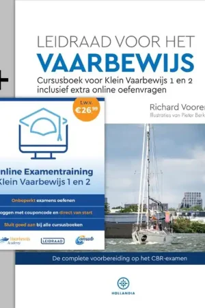 Watersport handboek Leidraad voor het Vaarbewijs inclusief online examentraining (9789064108327) Seizoensaanbieding